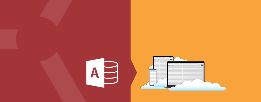 blog header for convert access to web app article