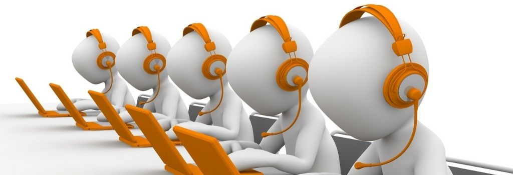 animated characters fielding a support line