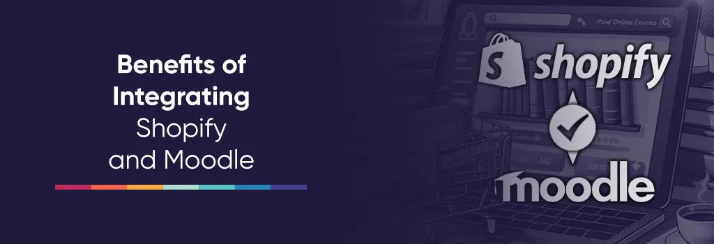 Integrating Shopify with Moodle - the shopping cart sitting on the keyboard of the laptop Integrating Shopify with Moodle - the shopping cart sitting on the keyboard of the laptop