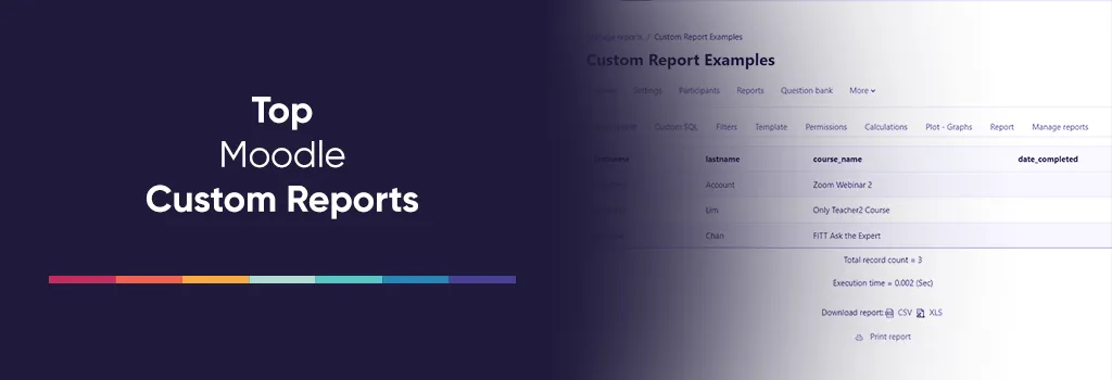 Top Moodle Custom Reports - Moodle Student Engagement Report Examples Top Moodle Custom Reports - Moodle Student Engagement Report Examples