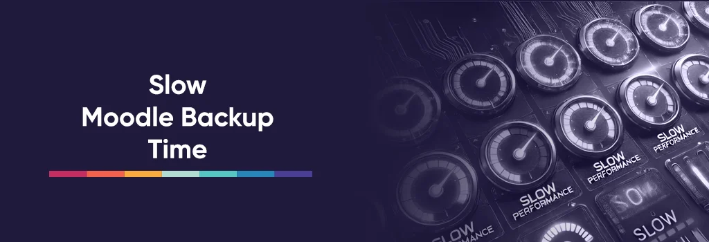 Slow Moodle Backup Time