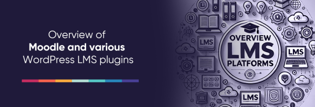 Different icons scrambled around the big circle. Migrate from WordPress LMS plugins to Moodle. Different icons scrambled around the big circle. Migrate from WordPress LMS plugins to Moodle.