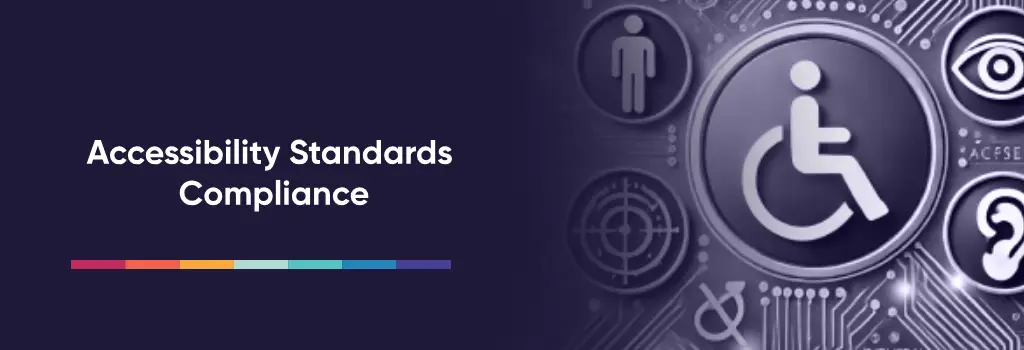 Accessibility Standards Compliance - Best Practices for Managing Custom Moodle Themes Accessibility icons including wheelchair and vision symbols - Best Practices for Managing Custom Moodle Themes