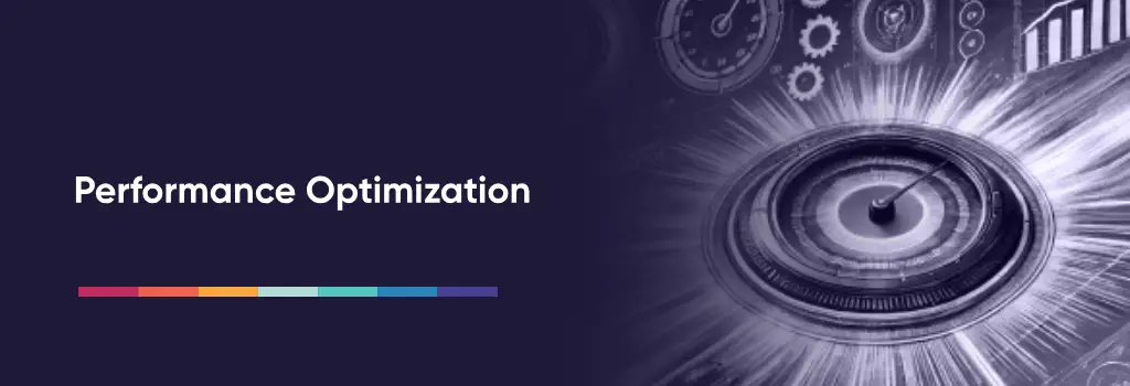 Performance Optimization​ - Best Practices for Managing Custom Moodle Themes Speed dial surrounded by performance metrics - Best Practices for Managing Custom Moodle Themes