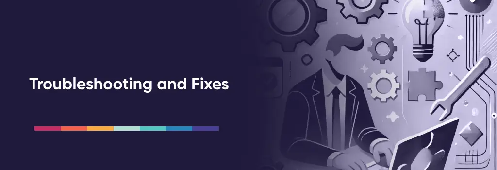 Troubleshooting and Fixes - Moodle File Upload Errors: Diagnosis and Fixes Person with gears and lightbulb solving file issues on laptop - Moodle File Upload Errors: Diagnosis and Fixes