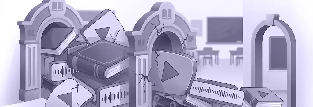 Broken archway and jammed books on a conveyor - Moodle Course Copy, Backup, or Restore Not Working: Common Causes for Schools